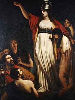 Boudica, a britek királynője (John Opie festménye)