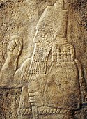 Relief Sanherib di kaki Gunung Judi, dekat kota Cizre, Turki