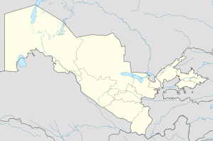 撒马尔罕在烏茲別克的位置