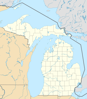 По-По. Карта розташування: Мічиган