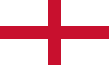 Salib Santo George (St. George's Cross) yang dijadikan bendera negeri England.