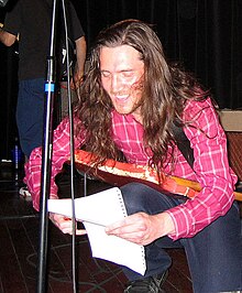John Frusciante performing with Ataxia on February 2, 2004 at the Knitting Factory.