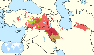 نقشهٔ زبان‌های کردی