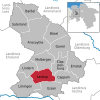 Lage der Gemeinde Lastrup im Landkreis Cloppenburg