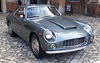 Front of Flaminia Sport Zagato, first series (note covered headlights)