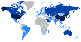 Карта распространения