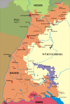 Баден 1806–1945 он