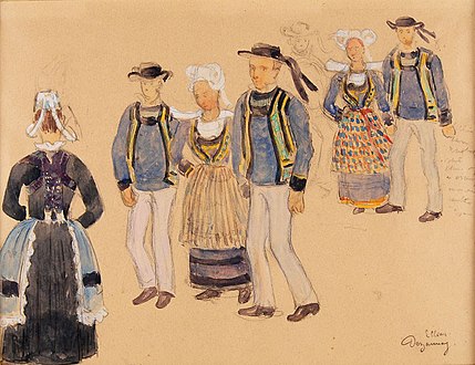 Costumes bretons d'Élliant, bloaz dianav