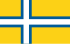Vlajka Västergötlandu (zaniklá švédská provincie)