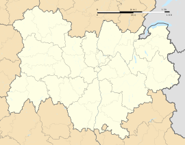 Anneyron響Auvergne-Rhône-Alpes嘅位置