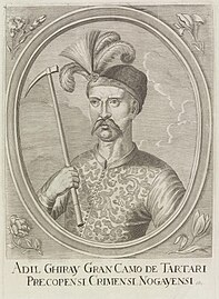 Adil Geray — Tatar Ornıñ, Qırımnıñ, Noğaynıñ (ve ilâhre) Uluğ Han, 1670 s. resimi