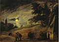 Adriaen Brouwer (1605- 1638), Dunes sota la lluna