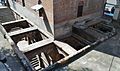 Right angled construction of stepwell