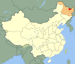 鹤岗市在黑龙江省的地理位置