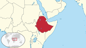 Woneem liggt Demokraatsche Bundrepublik Äthiopien
