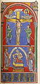 Miniature de la Crucifixion, f.187r