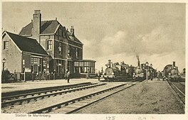 Stasjon Mariënberg om en de by 1928