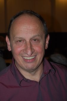 Jan Kraus během „Diskusního večera v Maislovce“ v květnu 2010.