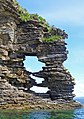 Image 1Jurassic sandstone rock arch on the Strathaird peninsula of Skye Credit: John Allan