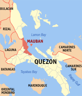 Kaart van Mauban