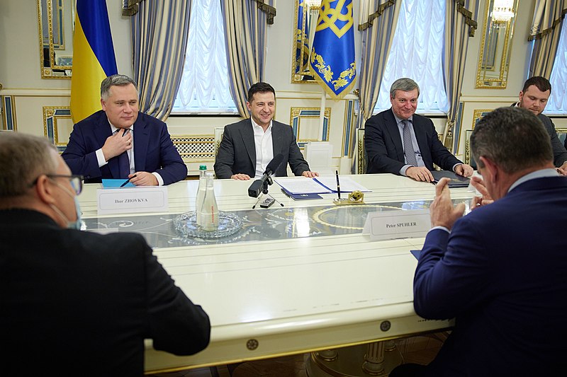 File:President discussed the implementation of infrastructure projects in Ukraine with the leadership of the Swiss company Stadler Rail AG (50887947886).jpg