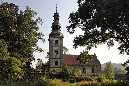 Žibřidice : église Saints-Simon-et-Jude.