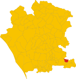 Lokasi Cervino di Provinsi Caserta