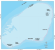 Karte des Pearl und Hermes-Atoll