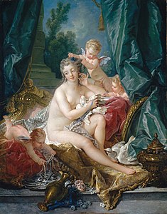 Francois Boucher Kamar Rias Venus (La Toilette de Vénus), 1751