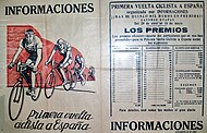 Spanien runt-affischer från 1935.