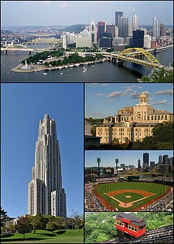 Pittsburgh görüntüleri montajı