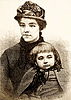 Alice Ayres and child