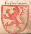 Герб Армении с немецкого гербовника. XV век