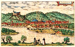 Pressburg (Brasilava) pada tahun 1588.