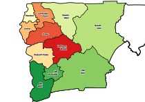 Location of Upper West Region District