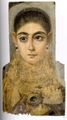 Портрет девушки, середина III-го века, хранится в Лувре