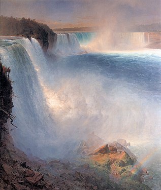 Frederic Edwin Church, Niagara Falls, from the American Side, 1867