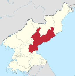 Hamgyŏng Meridionale – Localizzazione