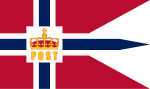 Postflagge Norwegens
