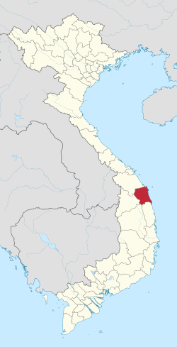 Location of Quảng Ngãi within Vietnam