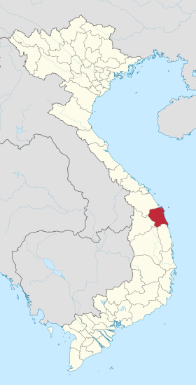 Vị trí tỉnh Quảng Ngãi trên bản đồ Việt Nam