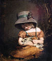 Дівчина з кроликом, 1800, Штедель