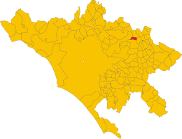 Roccagiovine – Mappa