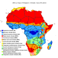 Peta iklim Köppen Afrika