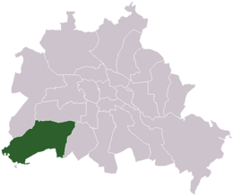 Distretto di Zehlendorf – Localizzazione