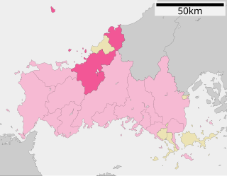 萩市位置図