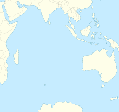 科尔杜昂灯塔在印度洋的位置