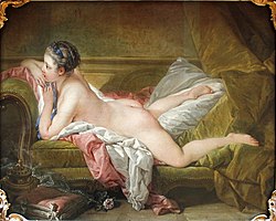 Marie-Louise O’Murphy François Boucher A szőke odaliszk (1751) című festményén