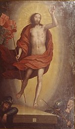 Jézus feltámadása; 1618–27, 253 × 152 cm, Museo de Bellas Artes de Granada.