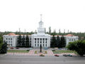 The admeenistrative centre o Nova Kakhovka